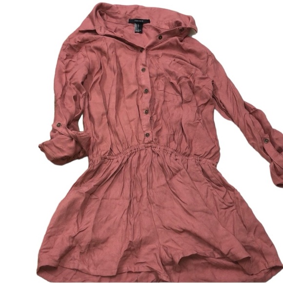 Forever 21 small mauve plum color summer romper - Picture 1 of 4
